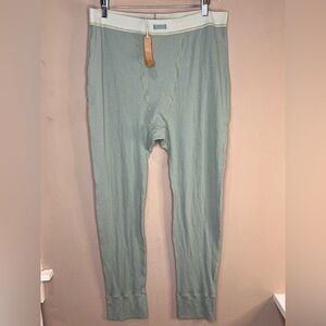 NEW SKIMS Cotton Rib Thermal Leggings Mineral 3X (fits like 2X)